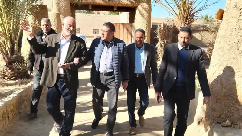 رئيس مركز ومدينة سيوة يتفقد مكتبة مصر العامة والبيت السيوي