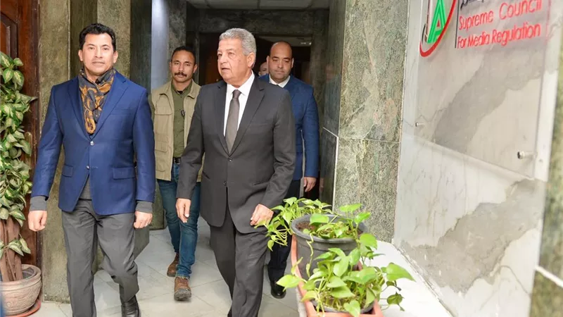 رئيس الأعلى للإعلام يبحث مع وزير الشباب والرياضة سبل التعاون المشترك