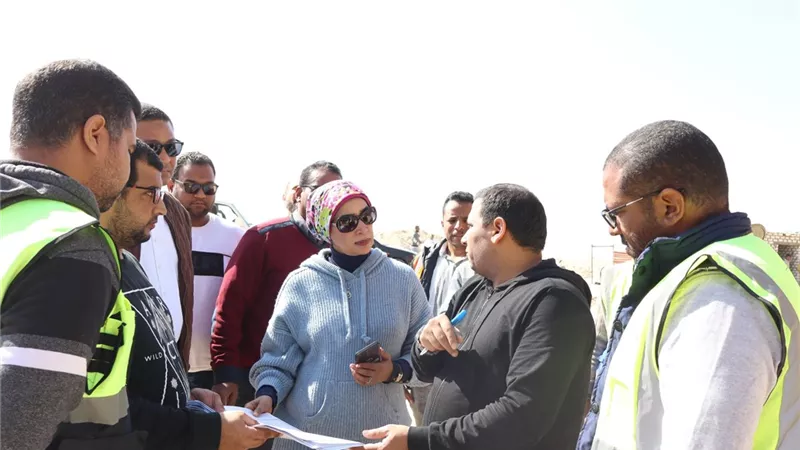 رئيس جامعة الأقصر تتفقد مواقع الإنشاءات الجديدة بمدينة طيبة