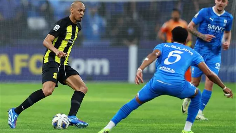 التعادل عنوان الشوط الأول لقمة الهلال والاتحاد فى الكأس