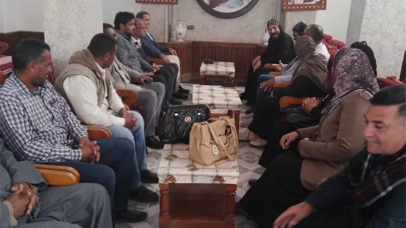 رئيس مركز ومدينة أرمنت جنوب غرب الأقصر يهنئ المسيحيين بعيدالميلاد
