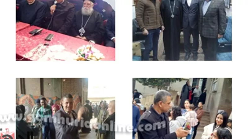النمر وسرور يهنئان أقباط أشمون ومنوف بعيد الميلاد المجيد