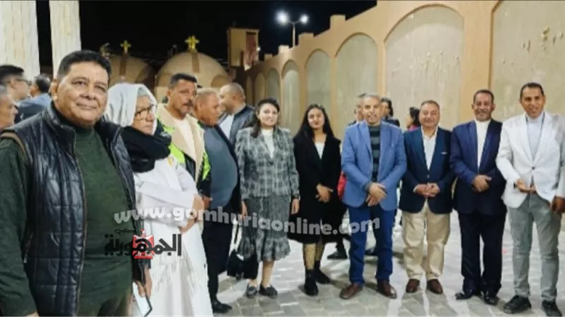أمانة حقوق الانسان تشارك أقباط كنيسة مارجرجس إحتفالات عيد الميلاد
