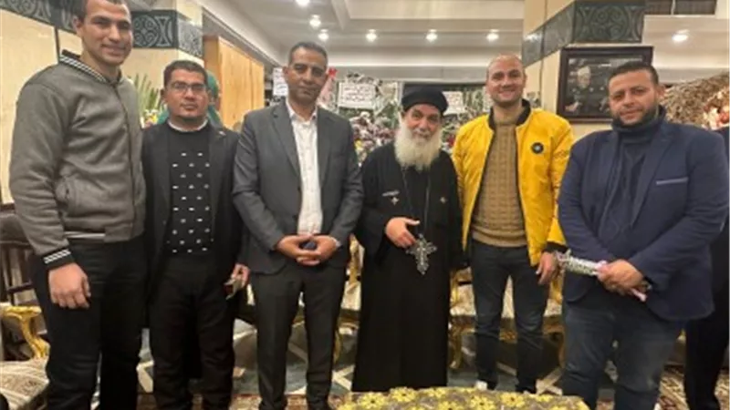 مدير الرياضة بالقليوبية يهنئ الإخوة الأقباط بعيد الميلاد المجيد