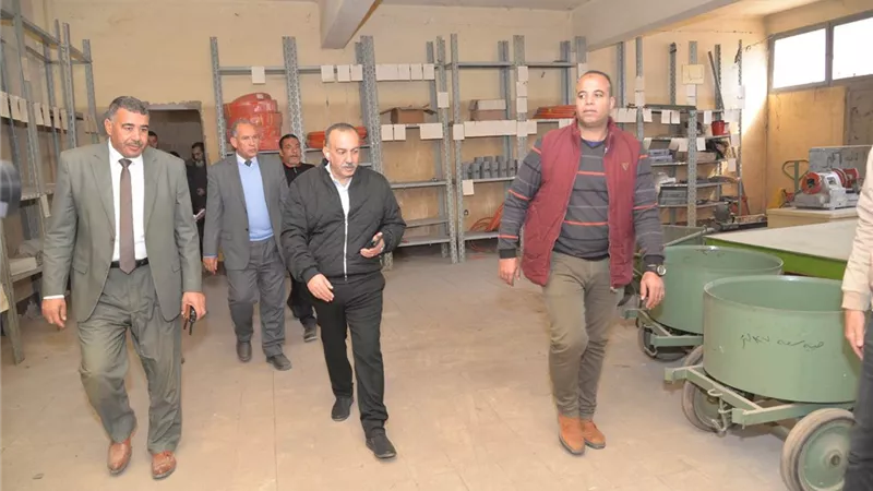 محافظ أسيوط يتفقد مركز التدريب المهنى بمدينة البداري