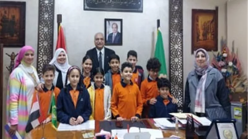 تعليم القليوبية تكرم مدرسةابتدائية لفوزها بدوري المكاتب التنفيذية