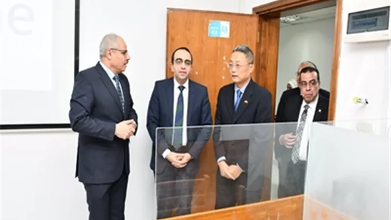 افتتاح معمل الصوتيات الجديد بمعهد كونفوشيوس بجامعة قناة السويس