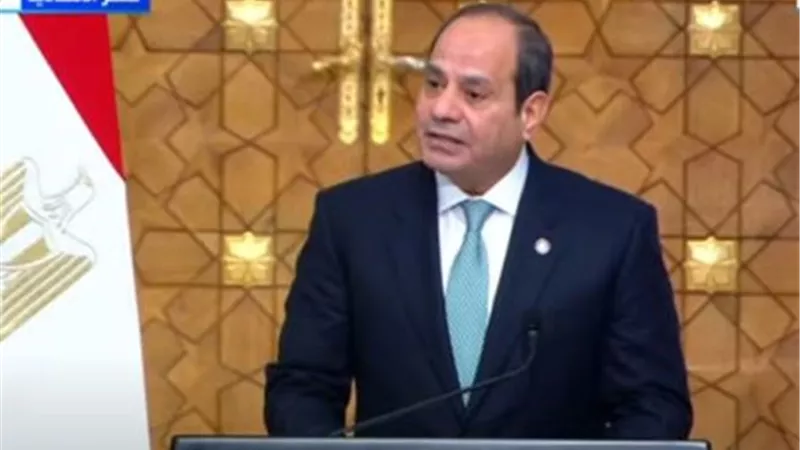 الرئيس السيسي:إقامة الدولة الفلسطينية المستقلة هو السبيل الوحيد للسلام