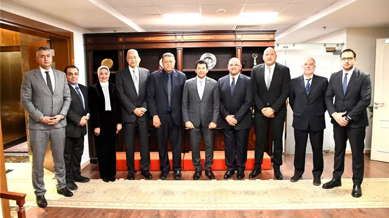 وزير الرياضة يلتقي مجلس إدارة الاتحاد المصري لكرة اليد