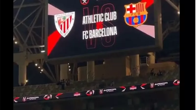 فيديو استعراضي لملعب مباراة برشلونة وأتليتك بلباو