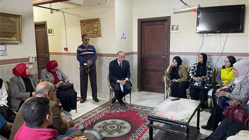 جامعة القاهرة تنظم زيارة لدار المسنين 