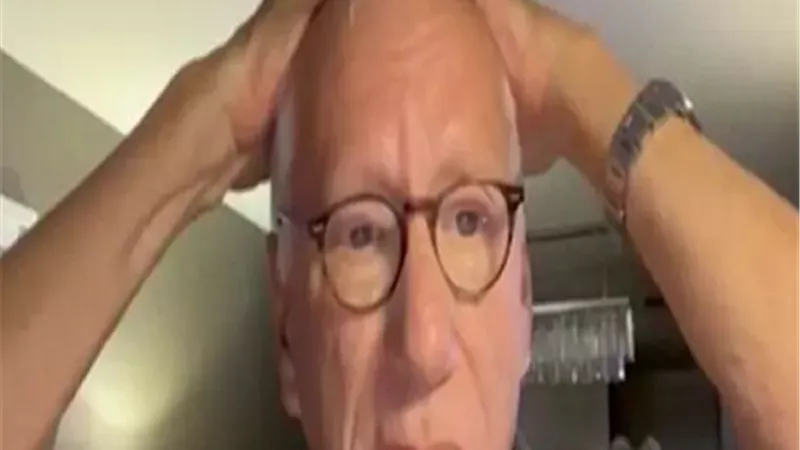 جيمس وودز ينهار من البكاء بعد حريق منزله فى حرائق لوس أنجلوس