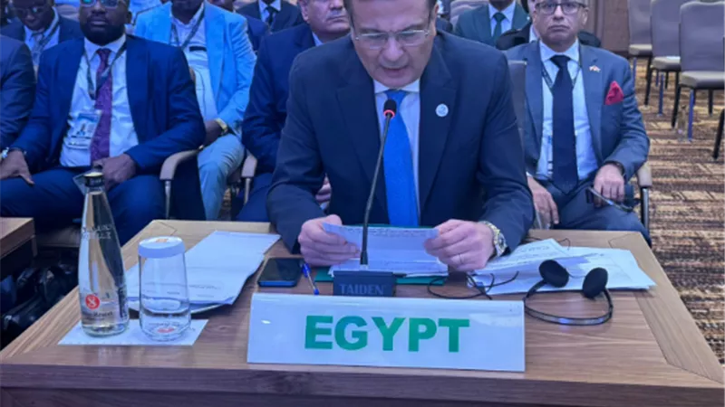 وزير الزراعة يلقي كلمة مصر نيابة عن فخامة الرئيس السيسي