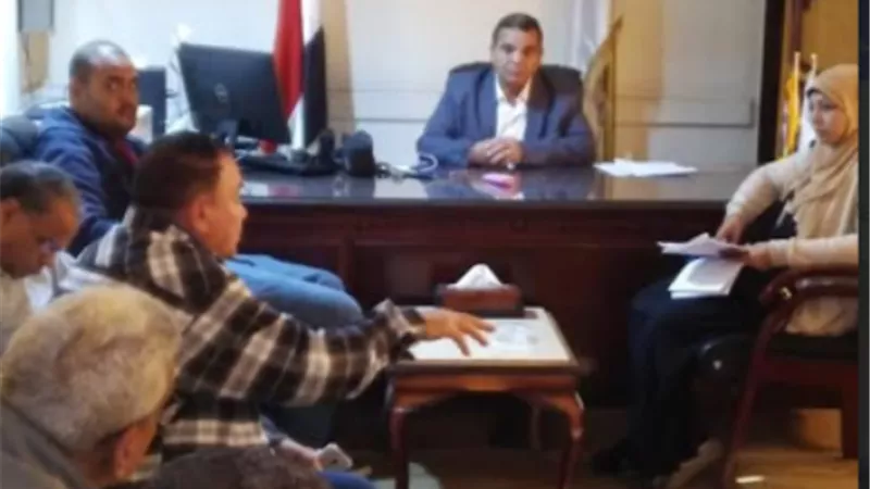 أرمنت جنوب غرب الأقصر تبحث معوقات نقل محصول قصب السكر للمصنع
