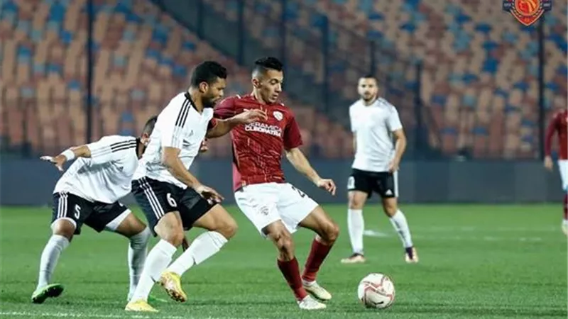 قندوسى يسجل أمام الطلائع فى ليلة صعود سيراميكا لوصافة الدورى
