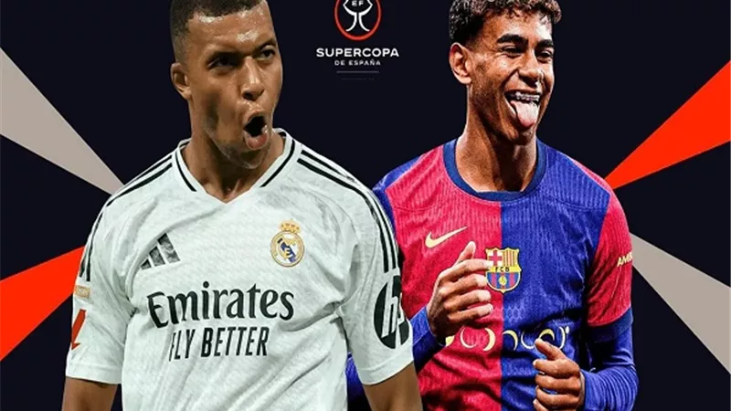 موعد مباراة ريال مدريد وبرشلونة في نهائي كأس السوبر الإسباني