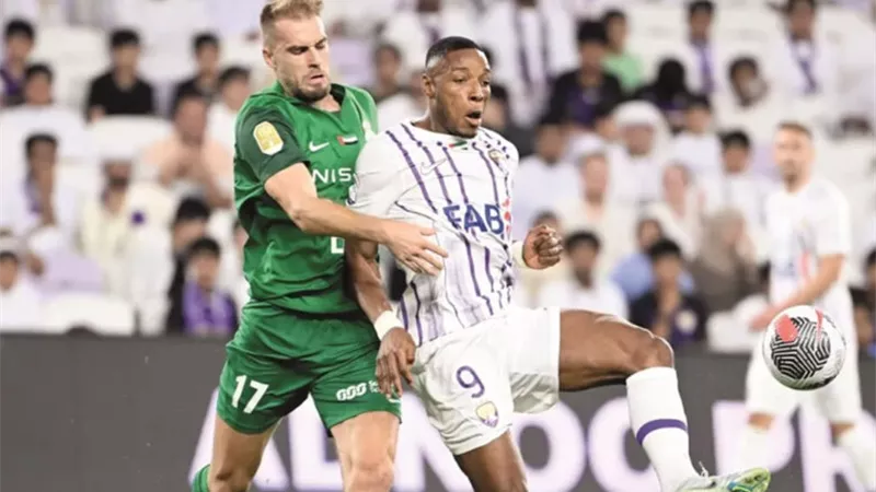 شباب الأهلى يهزم العين بالدورى الإماراتى