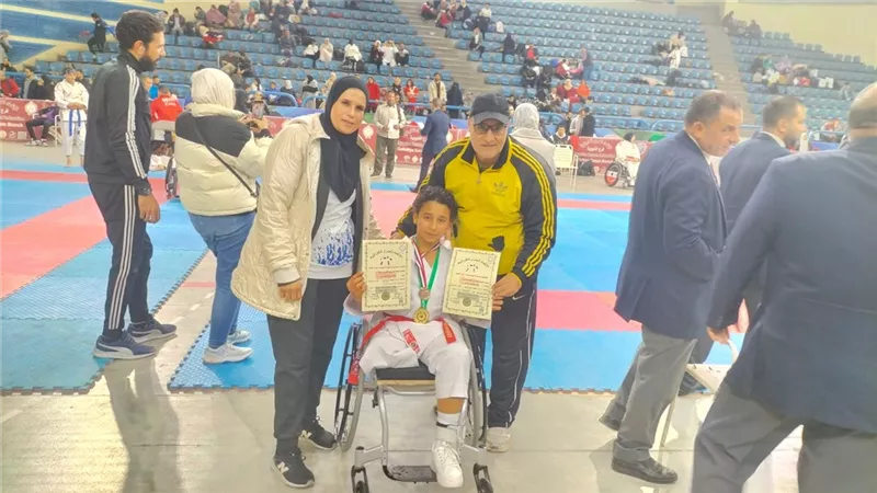 عبد الرحمن ابن كفرالشيخ يحصد ذهبية بطولة الجمهورية فى الكاراتية