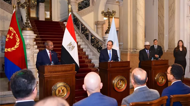 بيان مشترك لاجتماع اللجنة الوزارية المشتركة الثلاثية بين مصر وإريتريا والصومال