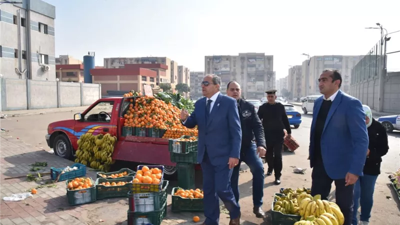 محافظ بورسعيد يشدد برفع التعديات بشوارع الأحياء وبورفؤاد فورا