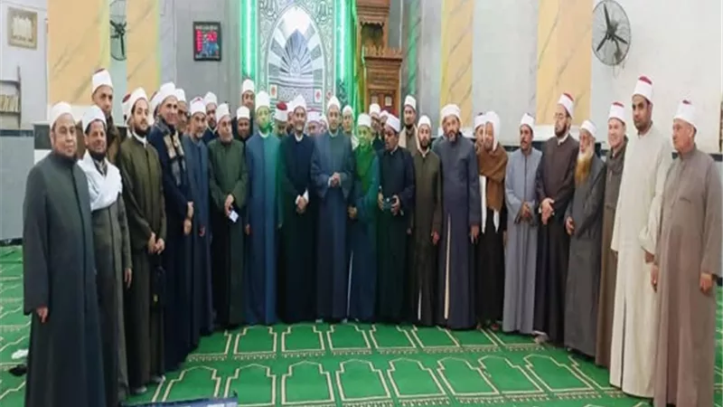 مدير أوقاف المنيا في لقاء مع الأئمة بإدارة أوقاف مطاي