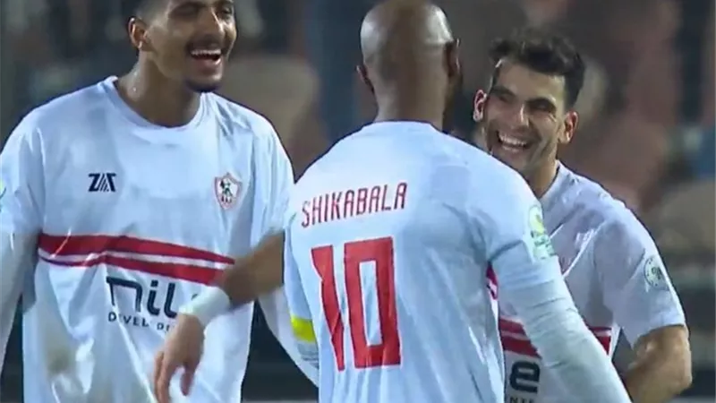 اهداف الزمالك أمام بلاك بولز واحتفال زيزو مع شيكابالا - شاهد