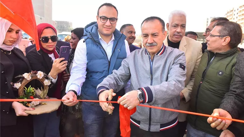 محافظ أسيوط يفتتح مشروع نفق مشاة 