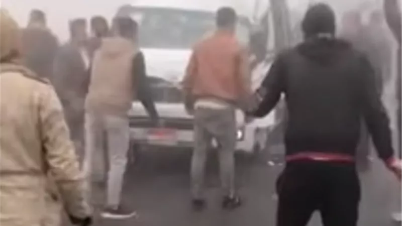 حادث بسبب الشبورة وإغلاق طريقي الإسكندرية الصحراوي ومحور التعمير