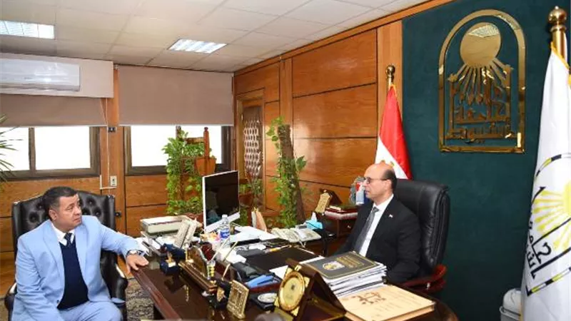 المنشاوي يلتقي بالعمداء الجدد لكليات الآداب والصيدلة والهندسة