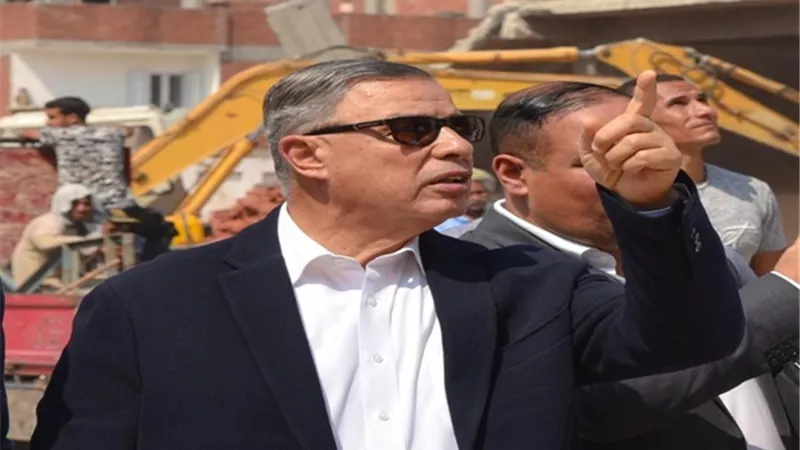 إزالة أعمال البناء المخالف بـ 5 أحياء ببرج العرب بالاسكندرية