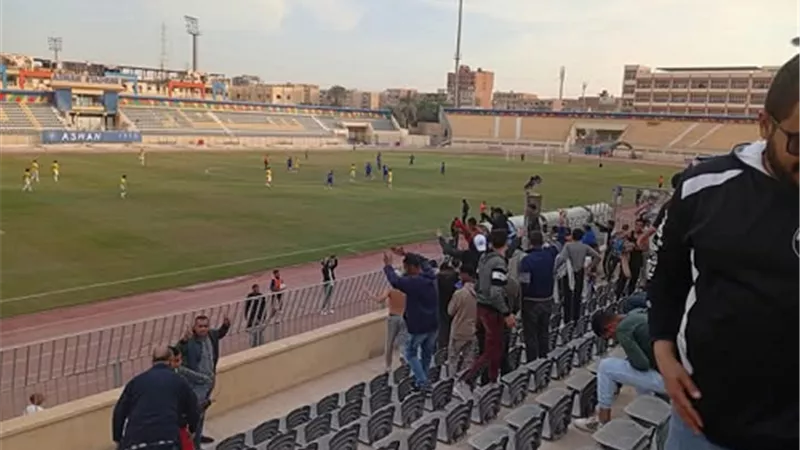 أسوان يهزم طنطا بهدف مقابل لاشيء.