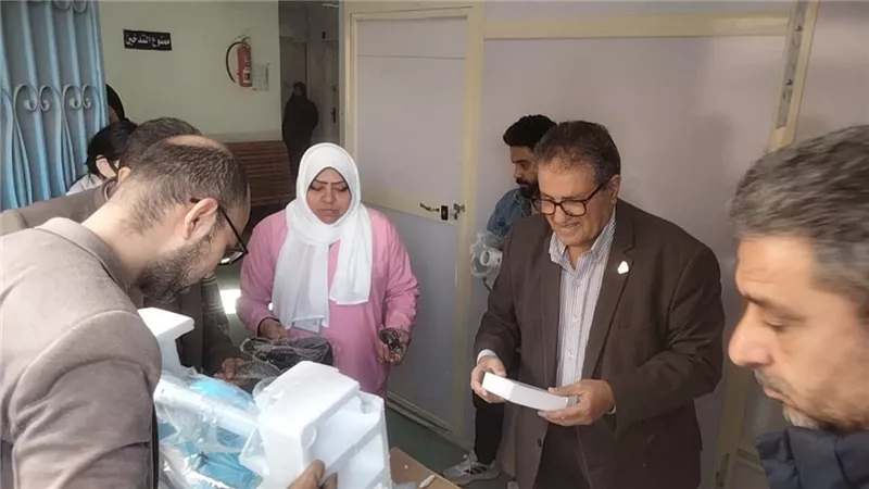 نادي روتاري مرسي مطروح يدعم قسم العلاج الطبيعي بالمستشفى العام