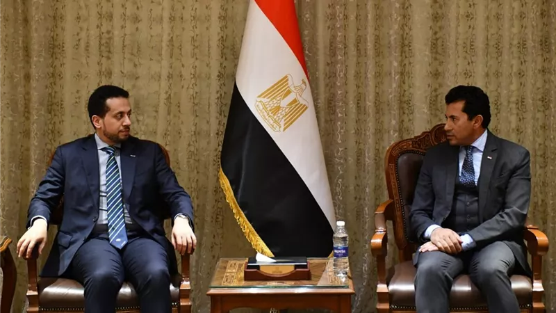 وزير الرياضة يستقبل رئيس الاتحاد العربي والآسيوي للرجبي
