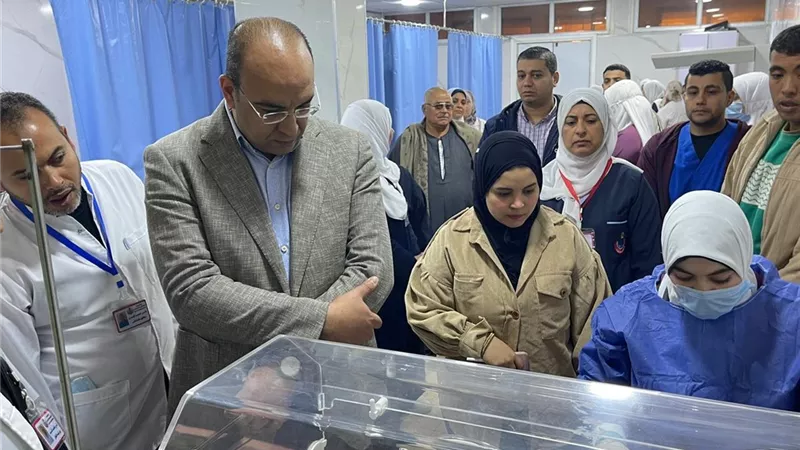 مدكور يفاجئ شبراهور المركزى ويؤكد استمرار الجولات الميدانية