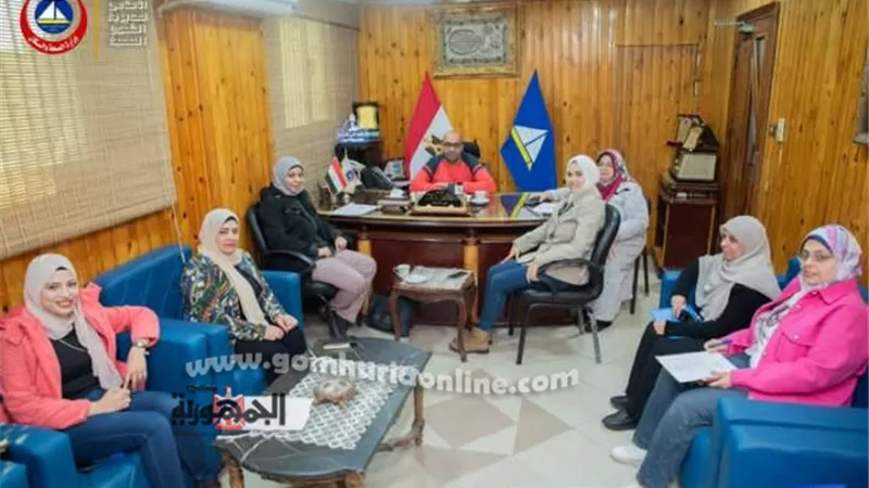وكيل صحة دمياط يبحث زيادة الإعتمادات الماليةلتدريبات الفرق الطبية