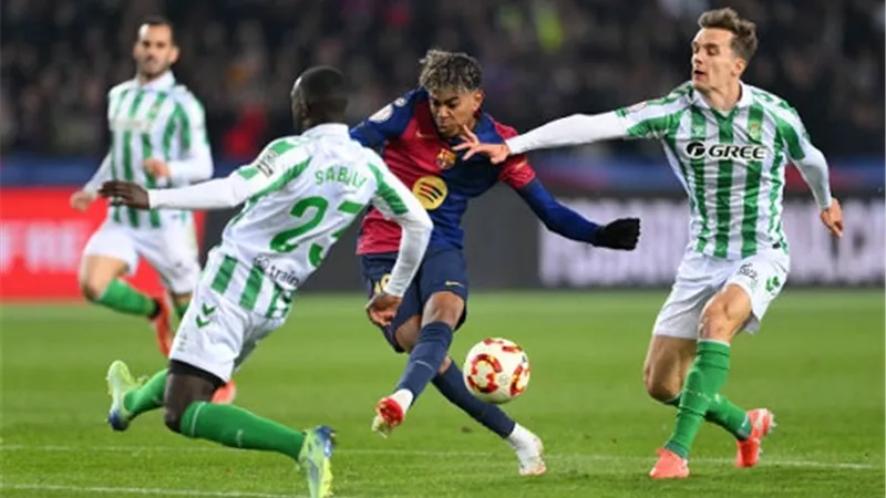 برشلونة يصعق بيتيس بخماسية فى كأس ملك إسبانيا