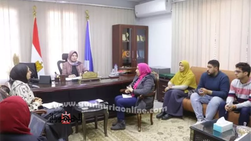 نائب محافظ دمياط تتابع العمل بمشروعات المبادرةالرئاسية