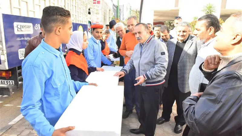 توزيع 10 آلاف لوح فوم علي طلاب المدارس الفنية الزراعية بأسيوط لزراعة 2مليون شتلة