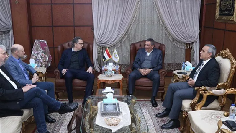 ميناء دمياط يستقبل وفد أليانس المشغل لمشروع محطة الحاويات تحيا مص