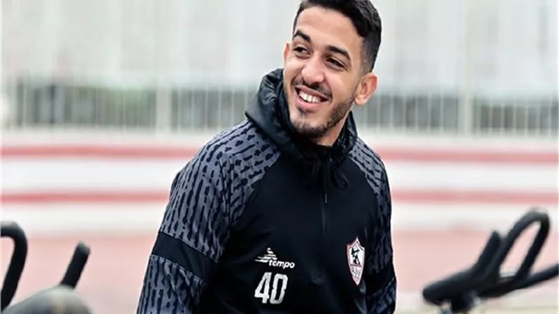 سيف جعفر بديلا لمحمد السيد قبل دقائق من مباراة الزمالك أمام الحرس