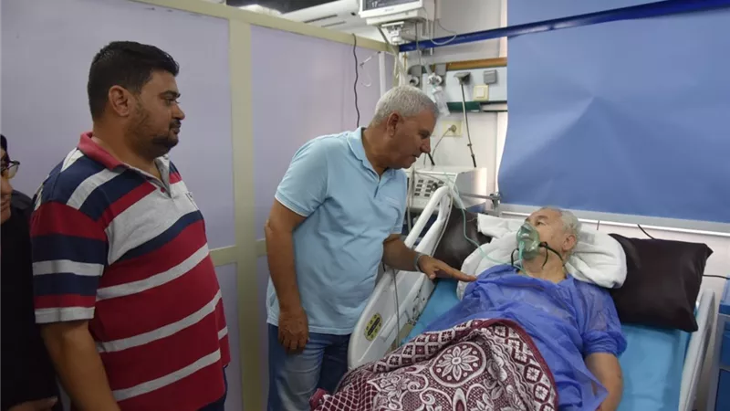 محافظ مطروح يفاجئ المستشفى العام