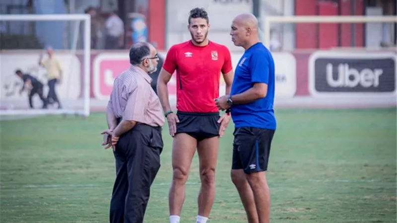 محمد يوسف يطمئن على حالة رمضان صبحي
