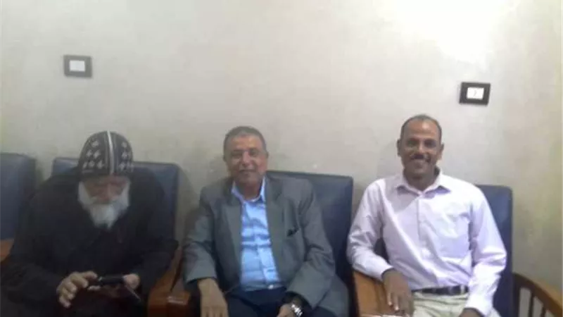 رئيس مركز أسيوط يزور دير العذراء للتهنئة بمولد العذراء بالصور