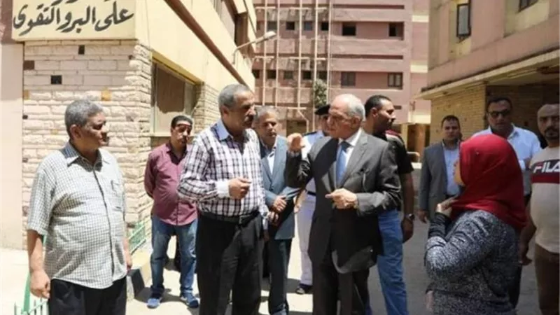 محافظ الجيزة يتفقد مدينة الطلبة والطالبات للوقوف على التجهيزات النهائية