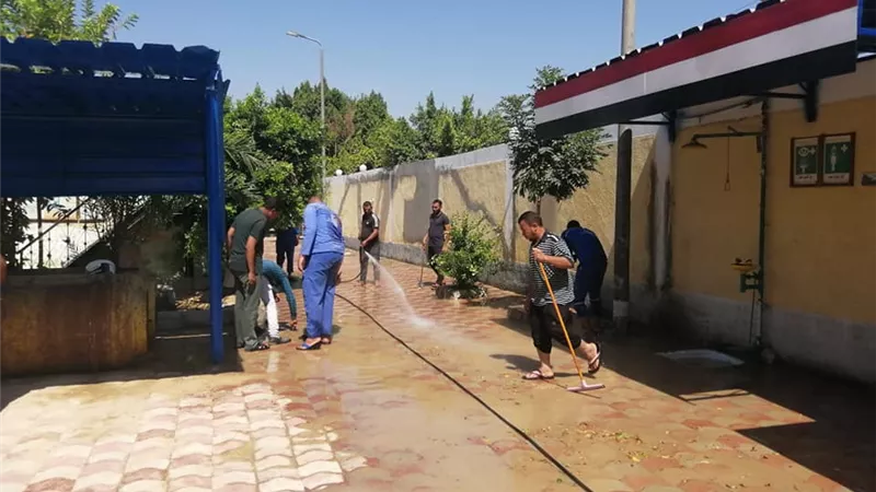 رئيس مركز الطود يتفقد العمل بعدد من المواقع الحكومية