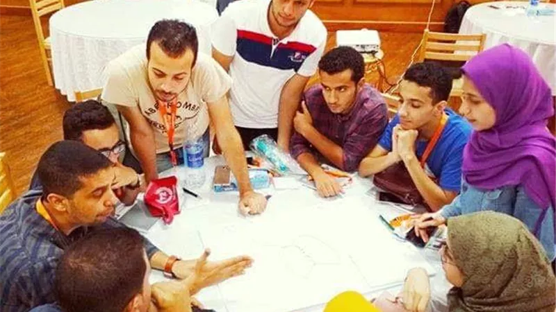 تدريب طلاب جامعة كفر الشيخ بالتعاون مع معهد 