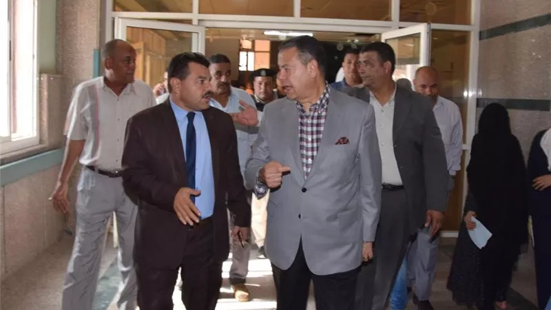 محافظ بني سويف يفاجئ ناصر العام والواسطى المركزي