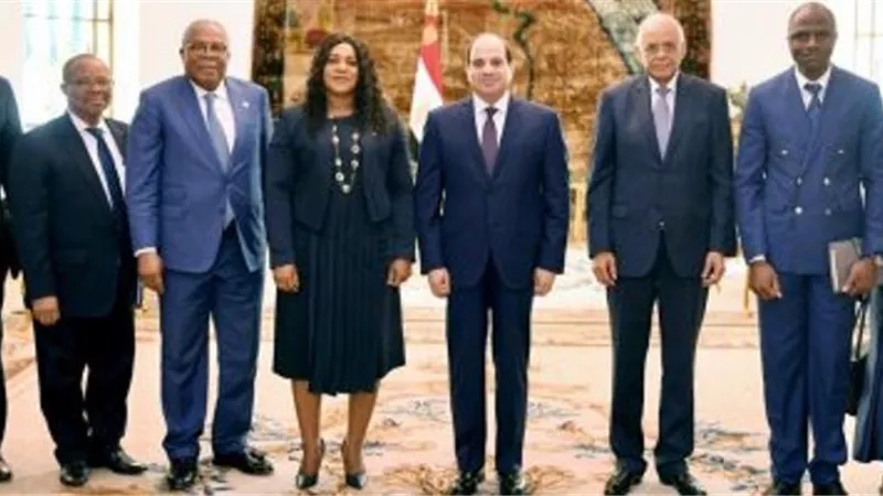 الرئيس السيسي يؤكد أهمية تعزيز التبادل التجاري بين مصر وتوجو