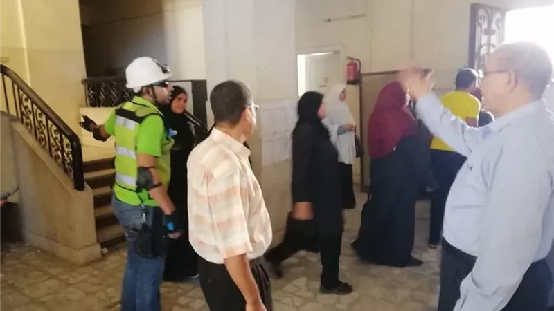 تعليم بورسعيد يجرى تجربة إخلاء عملية بديوان المديرية