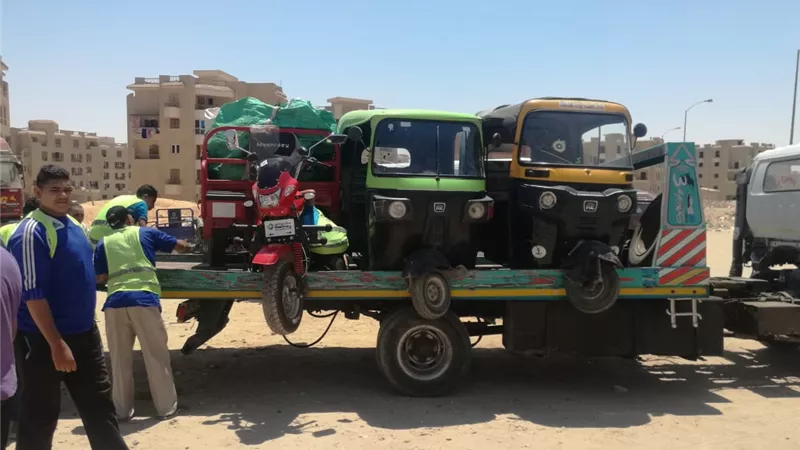 جهاز مدينة ٦ أكتوبر يشُن حملة مكبرة على 